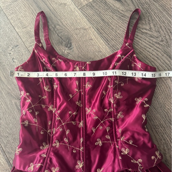 Vintage Jessica McClintock Gunne Sax Floor Length Gown - Picture 11 of 11